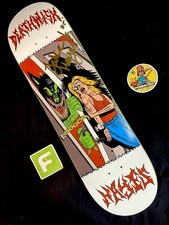 RARE SIGNED Jake Hayes Deathwish Creeps 423 Skateboard Deck AUTOGRAPHED picture