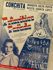 Conchita, Priorities on Parade, Vintage Sheet Music picture