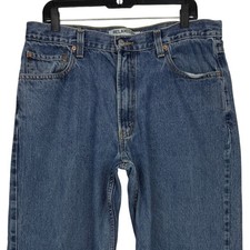 Vintage Y2K Levi's 550 Relaxed Fit Jeans Mens 36x32 Blue Medium Wash Denim Taper picture
