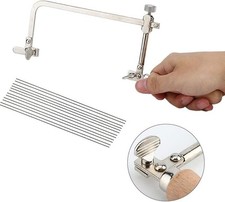U-shaped Saw Jewelry DIY Tool Jewelers Saw Bow Saw Frame W/ 12 Blades picture