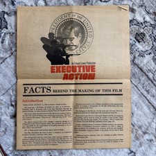 Movie Promo Executive Action & Torch Is Passed Hardcover Edward Lewis JFK Film picture