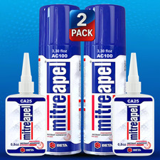 CA Glue with Activator (2x0.80oz-2x3.30fl oz) Instant Bond Professional  ceramic picture