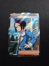 Cheren 258/217 Full Art Trainer Ultra Rare Holo Ascended Heroes Pokemon TCG picture