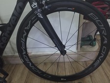 Campagnolo Bora One 50 Clincher Rrim Break Used. Front Hub White Industry picture