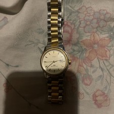 Timex 1984 Sprite Unisex Watch 32mm N. MINT Vintage Manual Wind Two Tone UK Dial picture