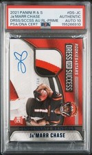 Graded 2021 Panini R&S Ja'Marr Chase #DSJC Patch Auto /25 RC PSA 10 Auto picture