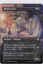 Blood Artist #352 Double Masters 2022 Borderless Regular Uncommon picture