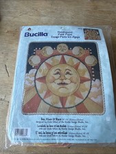 Vintage 2001 Bucilla Needlepoint Kit “Sun, Moon & Stars” #4836 By Linda Gillum picture