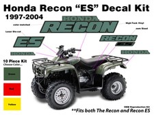 1997 - 2004 Honda Recon ES OEM Decal Emblem Sticker Kit Mark ATV quad  picture