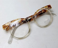 Vintage glasses Oval NOS 1980's IDC Lunettes Jean Francois REY France Lennon picture