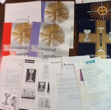 1966 Gorham Ecclesiastical Appointments Silver Catalogs & Church Trade Letters picture