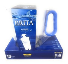 Brita New Sealed Large 10-Cup Water Filter Pitcher With 2 Standard Filters picture