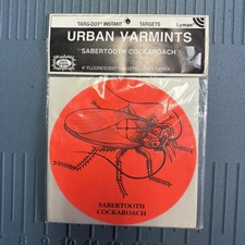 Vintage Lyman Urban Targets Sabertooth Cockroach Targ-Dots  picture