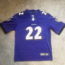 Nike Baltimore Ravens Derrick Henry #22 Purple NFL Jersey Men's Size M picture
