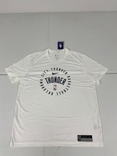 Nike Oklahoma City Thunder Authentic T-Shirt Mens White HF1720-100 LT-XL picture
