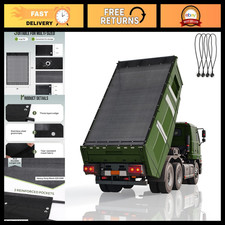 Heavy Duty 8' x 10' Mesh Dump Trailer Tarp with Grommets, Air-Flow, Elastic Cord picture
