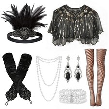 1920s Accessories for Women Flapper Great Gatsby for 20's Theme Party Roaring 20 picture