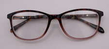EV1 EVERYONE FRAMES ONLY EYEGLASSES PNKTG BROWN 54-16-140 picture