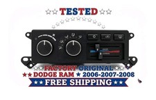 2006-2008 DODGE RAM HEATER CLIMATE TEMPERATURE CONTROL DUAL ZONE P55057080AA  picture