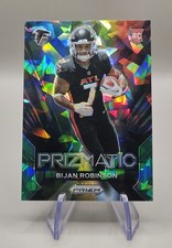 2023 Panini Prizm - Prizmatic Bijan Robinson #19 Green Ice (RC) Falcons picture
