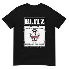 BLITZ- RAZORS T-SHIRT UK VINTAGE PUNK 80S Short-Sleeve T-Shirt picture