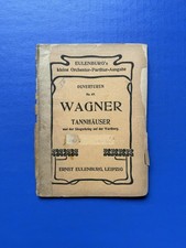 Wagner - Tannhäuser Overture - Eulenburg Miniature Study Score PB (EE No. 69) picture
