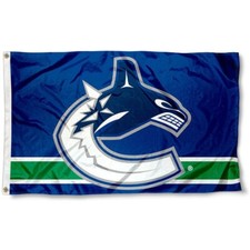 VANCOUVER CANUCKS 3'X5' FLAG/BANNER **100% FULL COLOR ON BOTH SIDES OF FLAG** picture