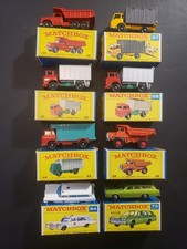 MINT Matchbox Lesney Lot 8 Boxed NOS No 73 Dogs No 37 Uncut Cattle Type E F VG+ picture