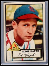 1952 Topps Eddie Kazak #165 picture