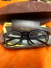 Tom Ford TF5529-B 001 Black Round Full Rim Eyeglasses Frames 50-22-145 picture
