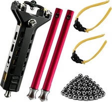 Automatic load aluminum alloy slingshot with removable magazine for outdoor use picture