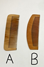 THH Premium Neem Comb 100% Natural Neem Wood Comb (Pack of 2) picture