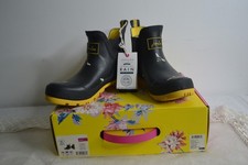 Joules, Right as Rain Collection, Wellibob Black BOTB, Size 7 BN in Box picture
