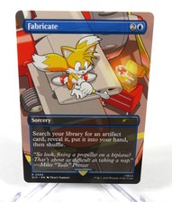 Fabricate 2090 Regular Borderless Sonic Secret Lair MTG picture