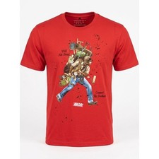 AKOO Graphic T-Shirt Red Mens Size Large Streetwear Crewneck Tee picture