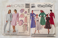 Vintage Simplicity 9951 Misses Dress Sewing Pattern 10-14 and McCalls pajamas picture