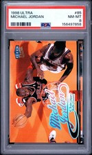 Iconic 1998 Ultra #85 Michael Jordan PSA 8 picture