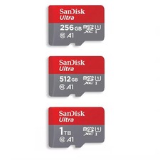 SanDisk Ultra 128GB 256GB 512GB 1TB 2TB Micro SD SDXC A1 C10 U1 HD Memory Card picture