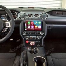 APPLE CARPLAY FOR FORD MUSTANG 2015-2021 ANDROID 15 CAR STEREO RADIO GPS 64GB picture