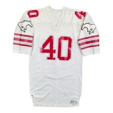 Garrett Doll Calgary Stampeders 1980’s Vintage Russell Athletic Game Worn Jersey picture