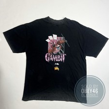 Civil Regime x Marvel X-Men Gambit Oversized Shirt Vintage Black Wash M picture