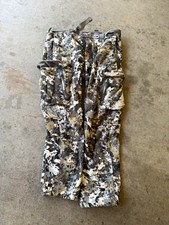 Sitka Men’s Camouflage Stratus Pants Size L Polyester picture