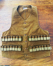 Vintage 1920s Utica Duxbak No. 10 Open-Loop Hunting Shell Vest picture