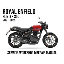 2021-2025 Royal Enfield Hunter 350 Service Repair Workshop Manual PDF picture
