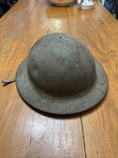 WWI U.S. M1917 Doughboy Steel Helmet KD Heat Stamp Original Shell No Liner picture