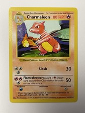 Pokémon Charmeleon 24/102 Shadowless Uncommon Base Set 1999 Near Mint picture