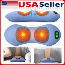 3-In-1 Electric Lumbar Support Pillow Smooth Spine Triple Fusion Back Massager picture