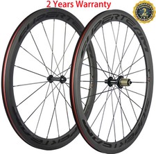 Superteam Road Bike Wheels 50mm Carbon Fiber Wheelset Clincher Bicycle Wheelset  picture