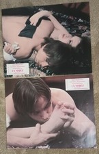 2 Lobby Cards For 1976 French Film La Marge W/Joe Dallesandro, Sylvia Kristel picture