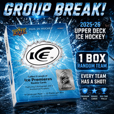 2025/26 Upper Deck ICE Hockey (1) Hobby Box Random GB - 32 SP #002 picture